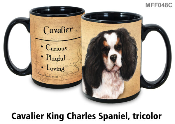 Cavalier king charles spaniel tricolor Mug