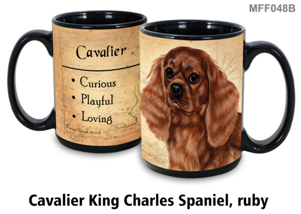 Cavalier King charle's Spainel,Ruby Mug