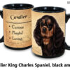 Cavalier king charle's spaniel black and tan Mug - Image 2