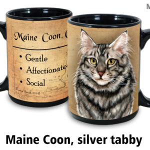 Main Coon, Silver Tabby Mug