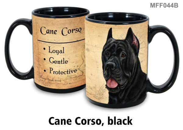 Cane Corso, Black Mug