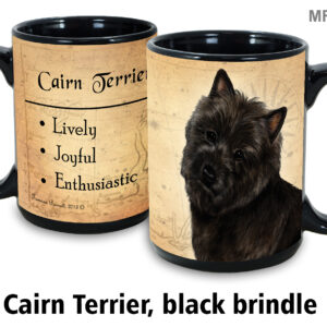 Cairn, Terrier Black Brindle Mug