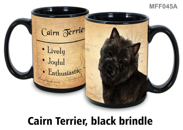 Cairn, Terrier Black Brindle Mug