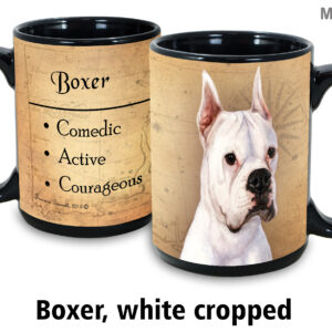 Boxer, White Cropped Mug