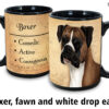Boxer, Fawn and White drop Ears Mug - Image 2