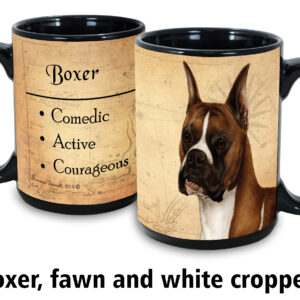 Boxer, Fawn and White- Cropped Mug