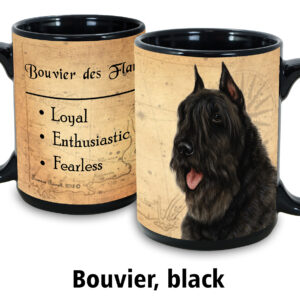 Bouvier, Black Mug