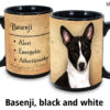 Basenji ,black and white Mug - Image 2
