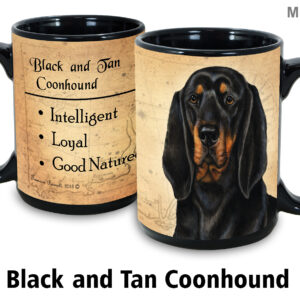 Black and Tanned Coonhound Mug