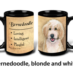 Bernedoodle, blonde and white Mug