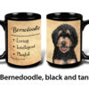 Bernedoodle, Black and Tan Mug - Image 2