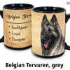 Belgian Tervuren, Grey Mug - Image 2