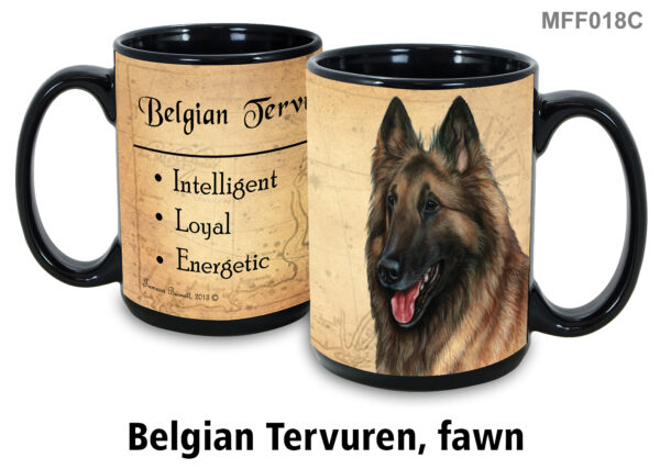 Belgian Tervuren, Fawn Mug