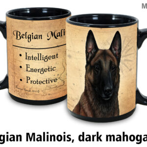 Belgian Malinois, Dark Mahogany Mug