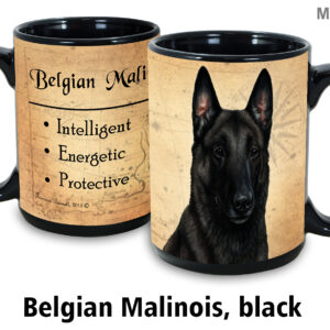 Belgian Malinois, black Mug