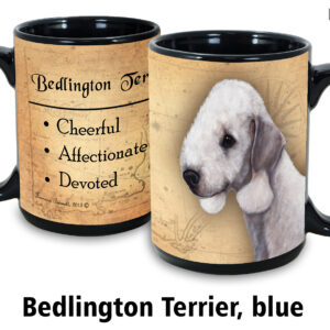 Bedlington Terrier, Blue Mug