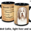 Bearded collie, light liver and white Mug - Image 2