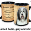 Bearded Collie, Grey and white Mug - Image 2