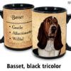 Basset, Black Tricolor Mug - Image 2