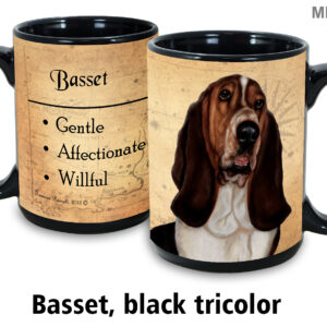 Basset, Black Tricolor Mug