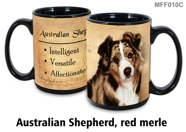 Australian Shepherd, red merle Mug