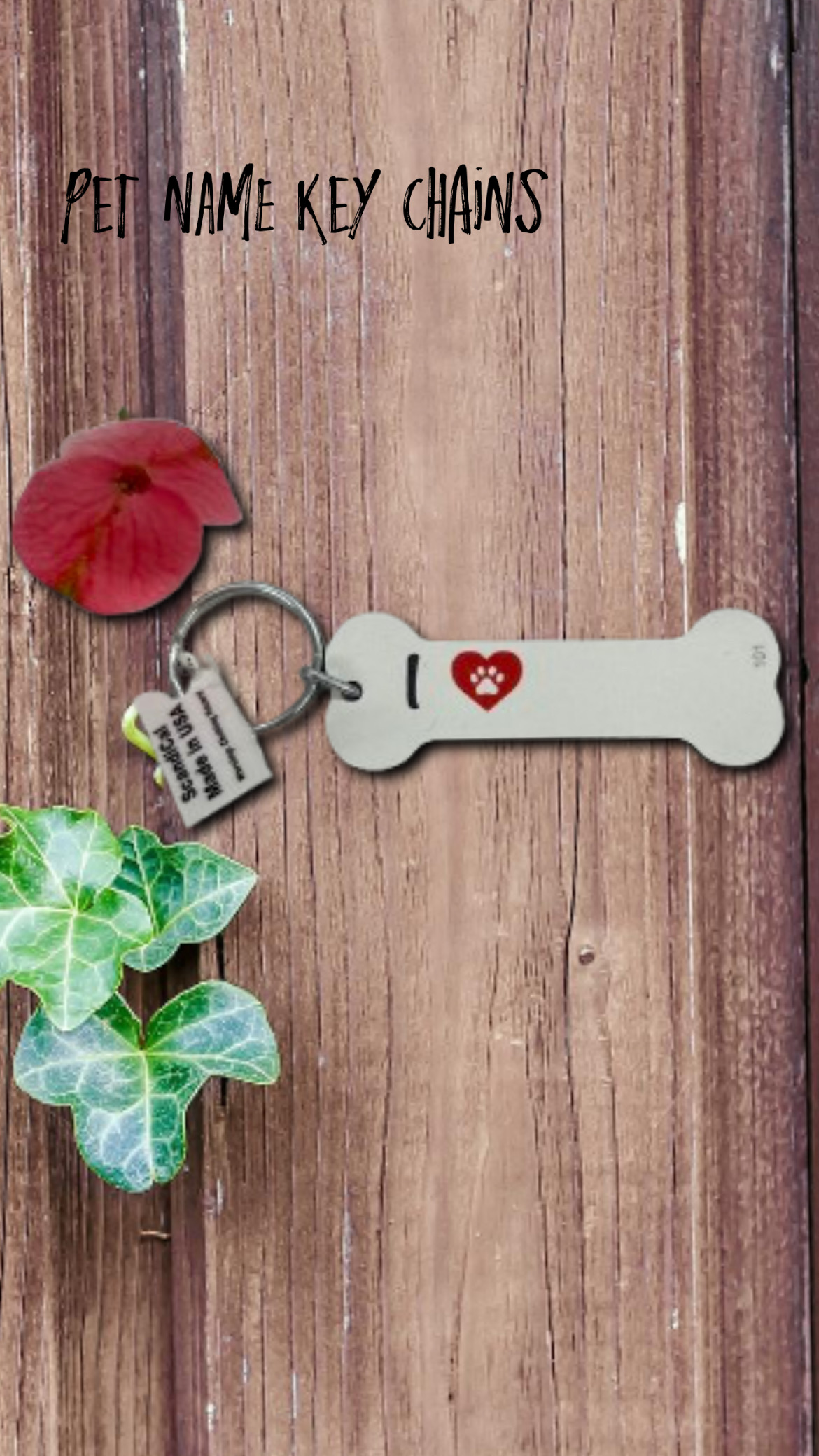Dog Bone Key Rings
