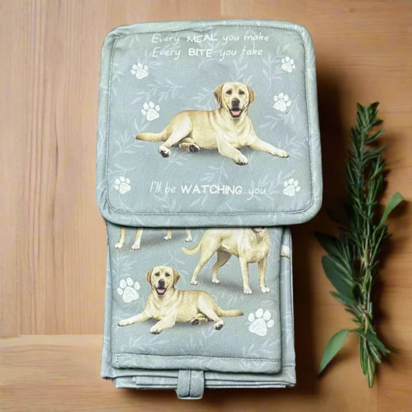a dog blanket with a picture of a dog on it