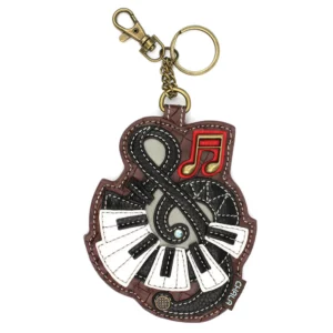 Coin Purse / Key Fob - Treble Clef