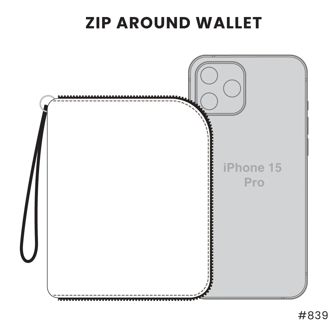 Zip-Around Wallet - Hen with Chicks - Image 7
