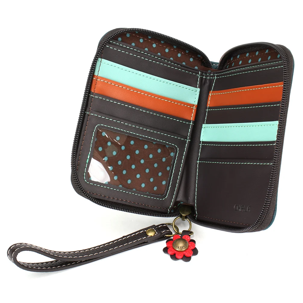 Zip-Around Wallet - Hen with Chicks - Image 2
