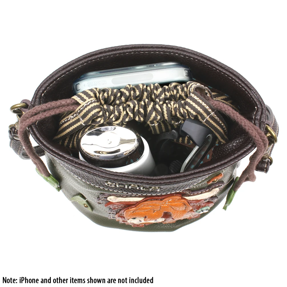 Drawstring Bucket Bag - RFID - Highland Cow - Image 4