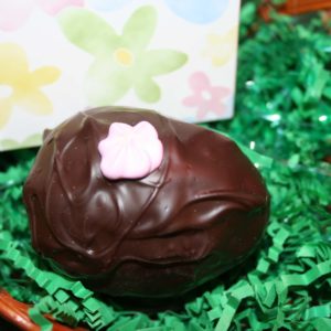 close up of 4 oz Homemade Easter Egg