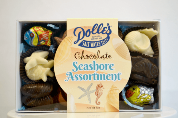 1/2 pound box of Dolle's® Seashore Chocolate Assortment