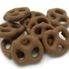 pile of Chocolate Covered Mini Pretzels