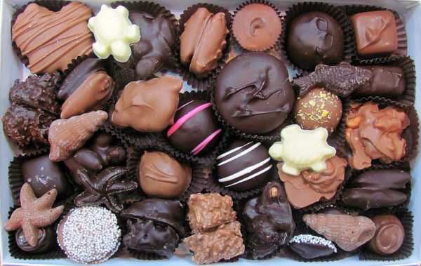 open box of 1 lb Box of Dolle's® assorted Chocolates