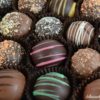 closeup of assorted Gourmet Truffles