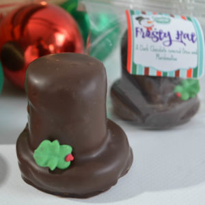 dark chocolate Oreo and marshmallow Frosty Hat