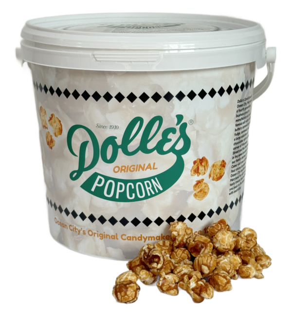 1.5 Gallon Tub filled with Dolle's® Popcorn