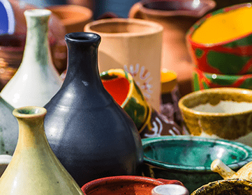 ceramic vases