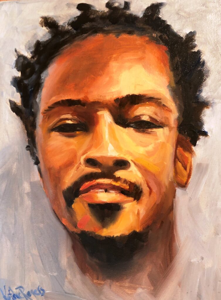 painting of a man