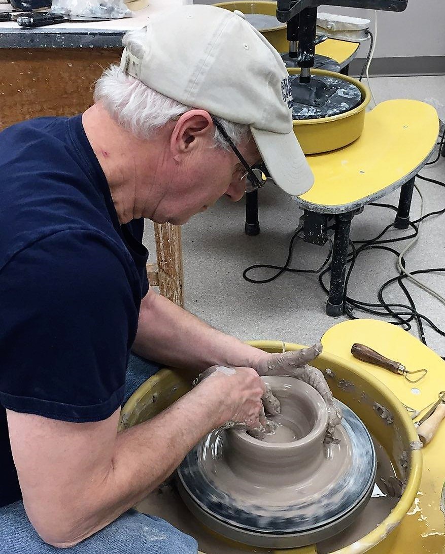 Robert Gladney at the wheel