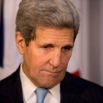 John Kerry with sad look on face