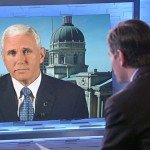 News reporter interviews via Skype teleconference