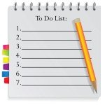 Computer generated image of a To Do List with pencil