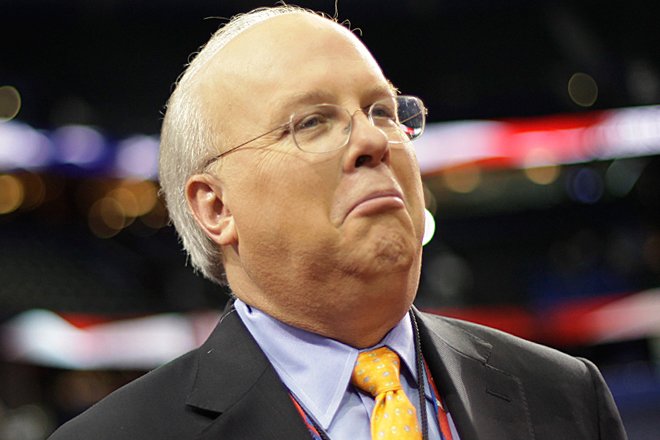 Karl Rove frowns at National Convention