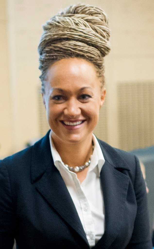 Rachel Dolezal wears long hair in beehive style