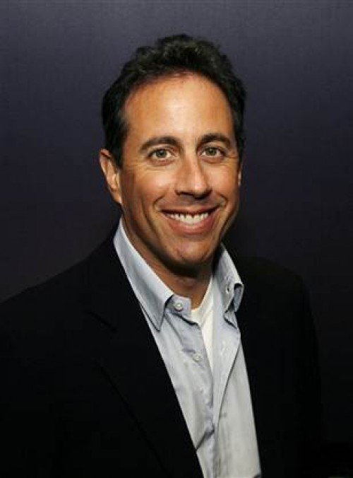 Portrait of comedian Jerry Seinfield smiling