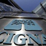 Cigna logo on the Cigna headquarters building