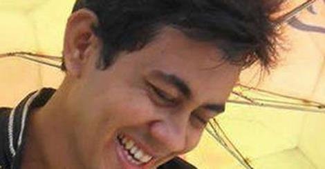 Blogger Niloy Neel smiling and laughing