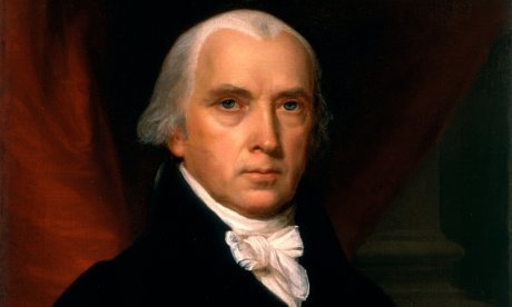 Portrait of president James Madison